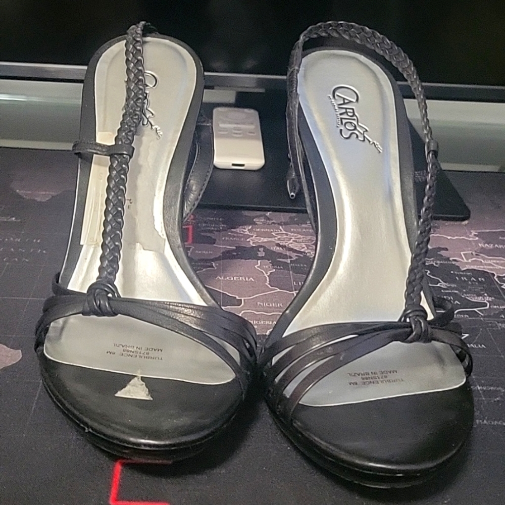 Black Carlos Santana pumps